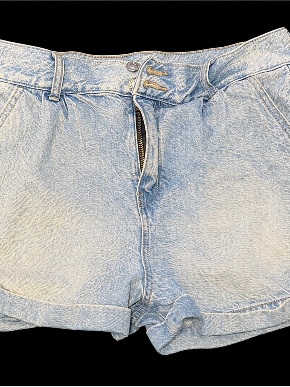 American Eagle Outfitters High Rise Light Wash Denim Shorts | Size 8